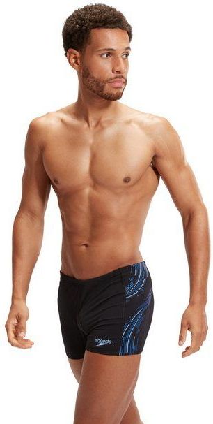 Speedo - Tech Panel - Zwembroek - Zwart - 53% Polyester, 47% Polyethyleenterephthalaat