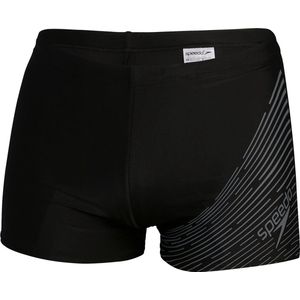 Speedo ECO EnduraFlex Zwemboxer Medley Logo Zwart/Donkergrijs