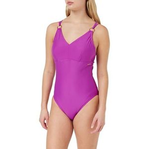 Speedo Figuurcorrigerende bandjes eendelig badpak voor dames, Roze