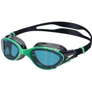 Speedo Unisex Volwassen Biofuse 2.0 Zwembril, Groen/Blauw, One Size
