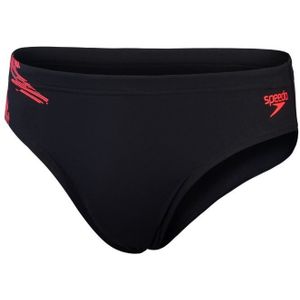 Speedo - Tech Panel Brief Badehose Herren schwarz