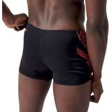 Speedo ECO+ Tech Panel Zwemboxer Heren - Zwart - Rood
