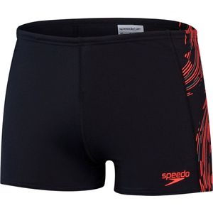 Speedo ECO+ Tech Panel Zwemboxer Heren - Zwart - Rood