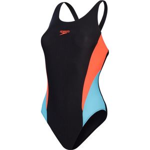 Speedo - Eco Colourblock 2.0 - Zwemkleding - Blauw - EnduraFlex - Dames