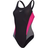 Speedo - EnduraFlex - Sportbadpak - Zwart - Muscleback