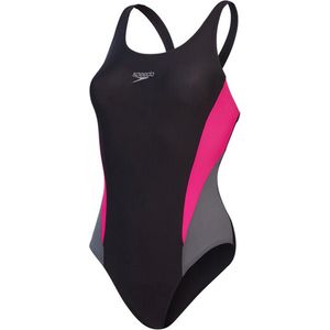 Speedo - EnduraFlex - Sportbadpak - Zwart - Muscleback