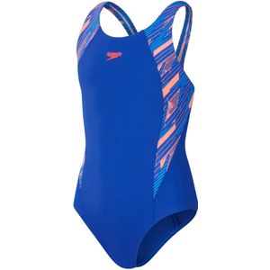 Speedo - ECO Hyper Boom Splice - Sportbadpak - Blauw - Sneldrogend, Chloorbestendig, Muscleback