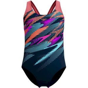Speedo Endurance+ sportbadpak Splashback donkerblauw/oranje