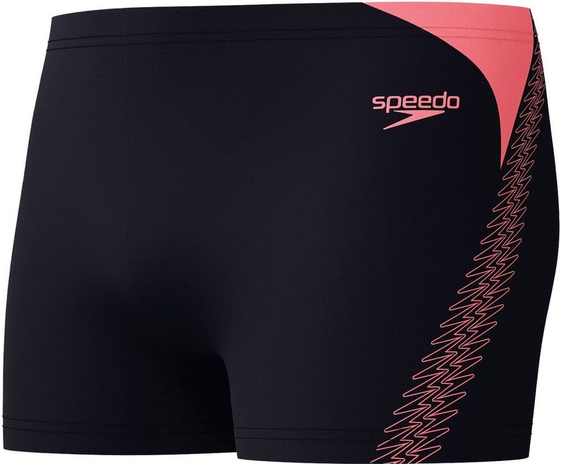 Speedo - Eco Hyperbloom Splice - Zwembroek - Zwart Oranje - Polyester