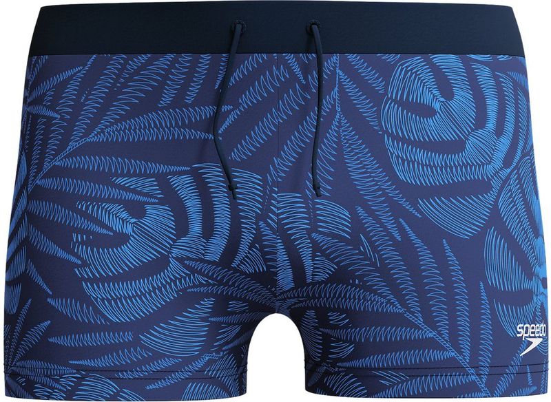 Speedo - Valmiton AQSH - Zwemboxer - Zwart Blauw - Eco Enduraflex Stof