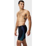 Speedo - Eco+ Tech Panel Jammer - Zwembroek - Zwart Blauw - Gerecycled Polyester