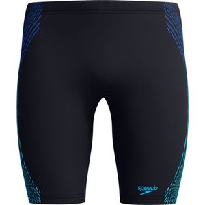 Speedo - Eco+ Tech Panel Jammer - Zwembroek - Zwart Blauw - Gerecycled Polyester