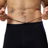 Speedo - Eco+ Tech Panel Jammer - Zwembroek - Zwart Blauw - Gerecycled Polyester