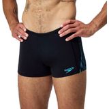 Speedo - Men Eco+ Tech Panel Aquashort - Zwart Blauw - Duurzaam Materiaal