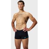 Speedo - Men Eco+ Tech Panel Aquashort - Zwart Blauw - Duurzaam Materiaal