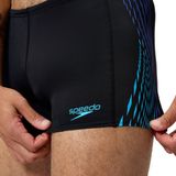 Speedo - Men Eco+ Tech Panel Aquashort - Zwart Blauw - Duurzaam Materiaal