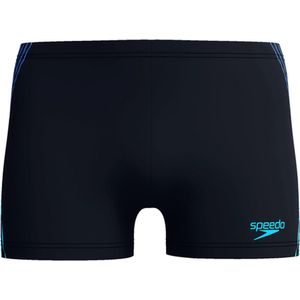 Speedo - Men Eco+ Tech Panel Aquashort - Zwart Blauw - Duurzaam Materiaal