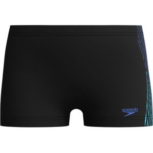 Speedo - Aquashort - Zwart Blauw - Eco Plastisol - Gerecycled Nylon
