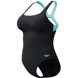 Speedo - ECO+ Flex Band Bra - Sportbadpak - Zwart - Blauw
