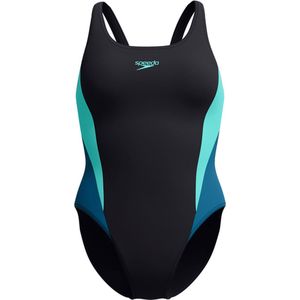 Speedo - Colourblock 2.0 - Sportbadpak - Zwart/Blauw - EnduraFlex Stof