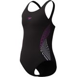 Speedo - Girl's Placement - Badpak - Blauw - Chloorbestendig