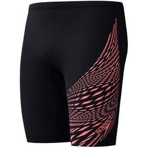Speedo Heren Medley Logo Jammer - Zwart/Coral Sands