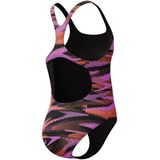 Speedo Zwempak - HyperBoom Allover Medalist - Zwart/Paars/Oranje