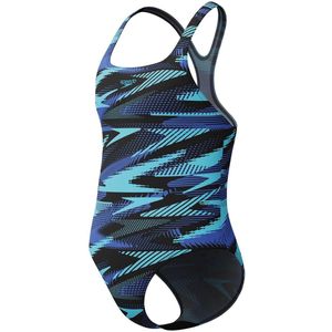 Speedo - Hyper Boom Allover Medalist - Sportbadpak - Kinderen - Zwart - Creora HighClo