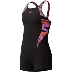 Speedo - Muscleback - Badpak - Zwart - Roze - Oranje - Gerecycled Polyamide