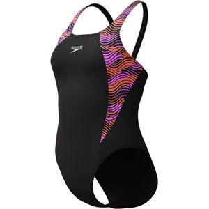 Speedo - Hyperboom Splice - Badpak - Zwart - Vrouwelijk