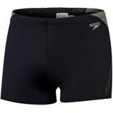 Speedo Hyperboom Splice - Zwemboxer - Kleur Antraciet-Zwart