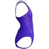 Speedo - Shaping Printed Lunaelustre - Badpak - Blauw/Paarse