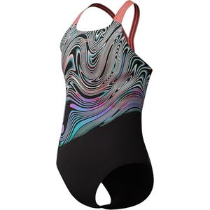 Speedo - Badpak - Meerkleurig - Digitale Plaatsing Powerback - 140