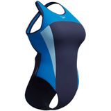 Speedo - Endurance+ MAX - Sportbadpak - Donkerblauw/Blauw - High Neck Crossback