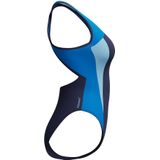 Speedo - Endurance+ MAX - Sportbadpak - Donkerblauw/Blauw - High Neck Crossback