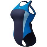 Speedo - Endurance+ MAX - Sportbadpak - Donkerblauw/Blauw - High Neck Crossback