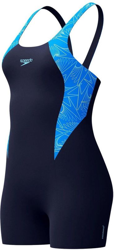 Speedo Dames HyperBoom Placement Muscleback badpak, Lagoon Blue, 28