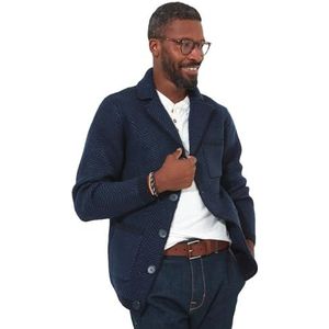 Joe Browns Cardigan tricoté pour homme style blazer boutonné, bleu marine, M