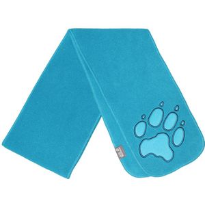 Jack Wolfskin Kinder/Kind Paw Pad Fleece Sjaal  (Donker Turquoise)