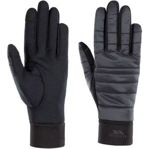 Trespass Lederen Unisex-handschoen Rumer voor volwassenen (Zwart)