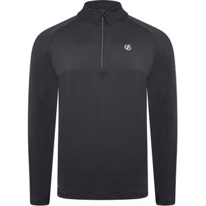 Dare2b - Fuse Up II - Midlayer - Zwart - 97% Polyester, 3% Elastaan, Halve Rits, Vierwegs Stretch
