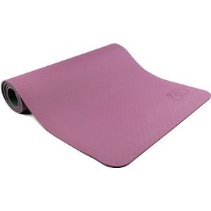 Yoga-Mad Evolution Deluxe Yogamat  (Aubergine paars/grijs)
