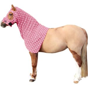 Supreme Products - "Dotty" Fleece Pferde-Kapuze (16,2 Hands (165cm)) (Rot)