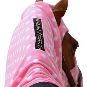 Supreme Products - "Dotty" Fleece Pferde-Kapuze (17,2 Hands (175cm)) (Pink)