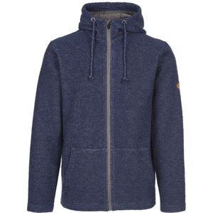 Trespass - Scawton - Hoodie - Zwart - 65% Katoen, 35% Polyester, Volledige Ritssluiting, 2 Voorzakken