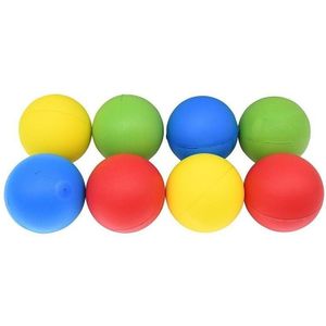 Pre-Sport Schuimrubberen bal (Set van 8) (8 cm) (Veelkleurig)