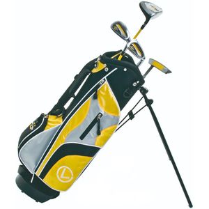 Longridge Challenger Golf Club Stand Tas Set  (Zwart/Geel/Mint)