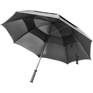 Longridge Dubbele luifel Golf Paraplu  (Zwart)