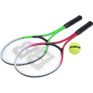 Baseline Kinder/Kids 2-Persoons Tennis Set  (Veelkleurig)