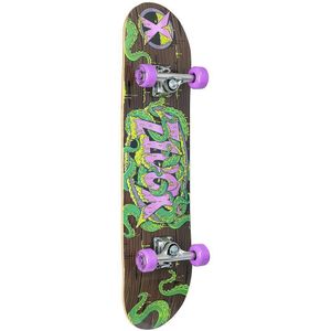 Xootz Tentakel skateboard  (Groen/Bruin/Roze)